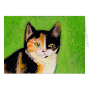 Dessin original mignon d'amusement d'art de chaton