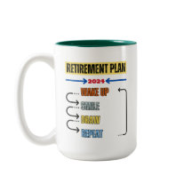 Dessin - Régime de retraite 2024 Mug