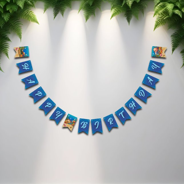 Dessin sous la bannière de la fête des animaux mar (Créateur téléchargé)