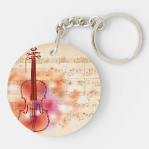 Dessin sur l'arrière - plan d'aquarelle du violon