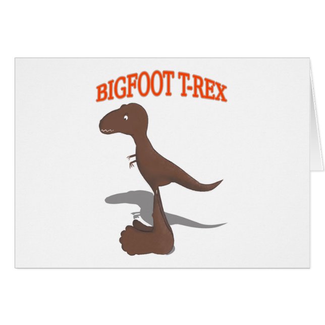Dessin T-Rex Bigfoot (Devant horizontal)