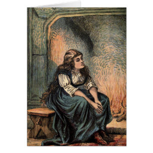 Dessin vintage de Cendrillon