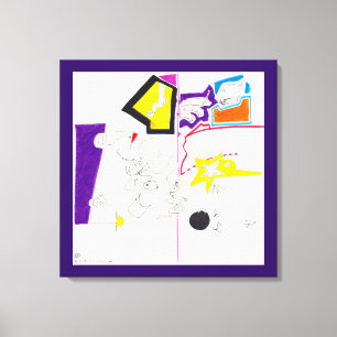 Dessins de nuit et de nuit 02 Impression de toile