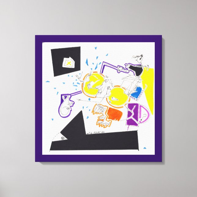 Dessins de nuit et de nuit 09 Impression de toile (Recto)