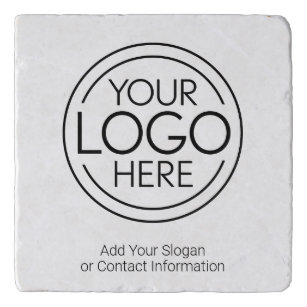 Dessous-de-plat Ajouter Votre Logo Entreprise Moderne Minimaliste