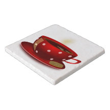 Trivet Thème Café Marbre