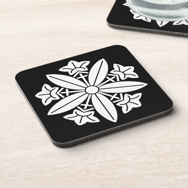 DESSOUS-DE-VERRE 久 我 竜 胆 車 (Côté gauche)