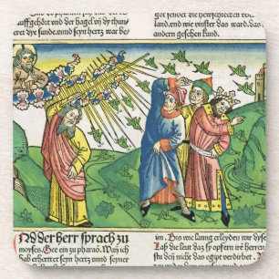 Dessous-de-verre 10:1 d'exode - 20 les sept pestes de l'Egypte : le