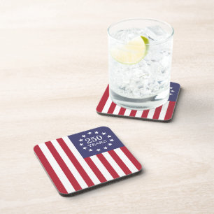Dessous-de-verre 250e anniversaire d'Amérique Patriotique USA Indép