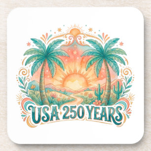 Dessous-de-verre 250e anniversaire d'Amérique USA Palm Beach