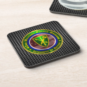 Dessous-de-verre 42e brigade de police militaire « Intégrité de l'a
