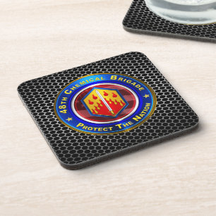 Dessous-de-verre 48e brigade chimique « Prouvé au combat »
