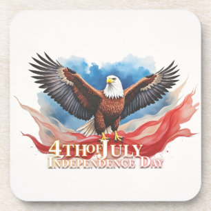 Dessous-de-verre 4 juillet Aigle - Art Patriotique