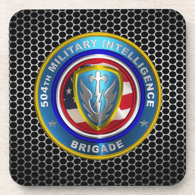 Dessous-de-verre 504e brigade de renseignement militaire (Devant)