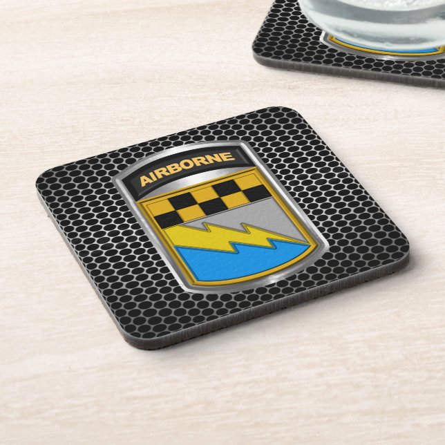 Dessous-de-verre 525 Brigade de renseignement militaire "aéroportée (Côté gauche)