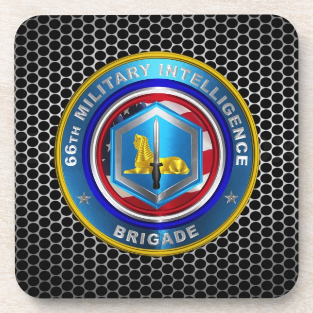 Dessous-de-verre 66e brigade de renseignement militaire (Devant)