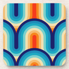 Dessous-de-verre 70s Rainbow Curves