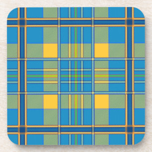 dessous de verre à carreaux tartan écossais