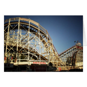 Dessous de verre à rouleaux Cyclone de Coney Islan