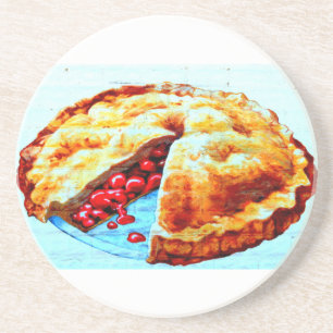 dessous de verre à tarte cerise