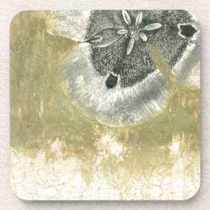 Dessous-de-verre Abrégé sur Flowerhead avec la texture vitrée
