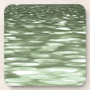 Dessous-de-verre Abstract #3: Olive green blur