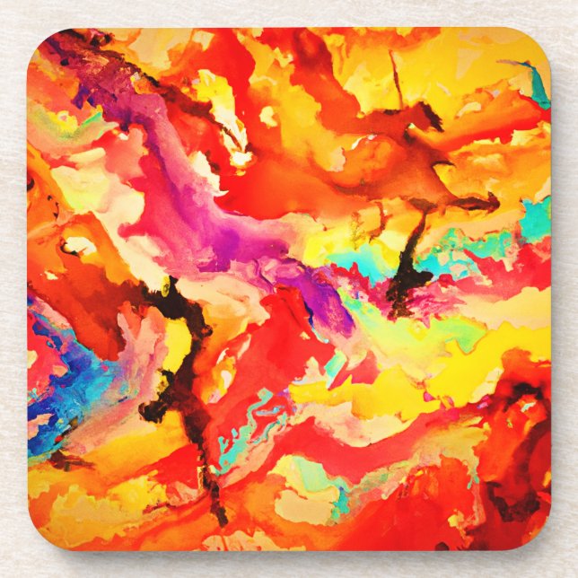 Dessous-de-verre Abstract art Pattern (Devant)
