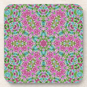Dessous-de-verre Abstract modern mosaic kaleidoscopic