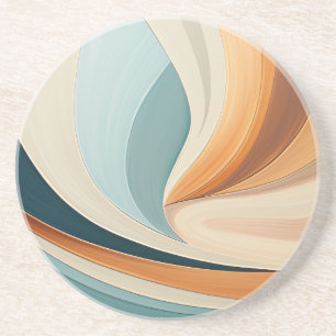 Dessous de verre Abstrait en grès