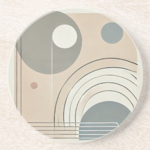 Dessous de verre Abstrait minimaliste en grès