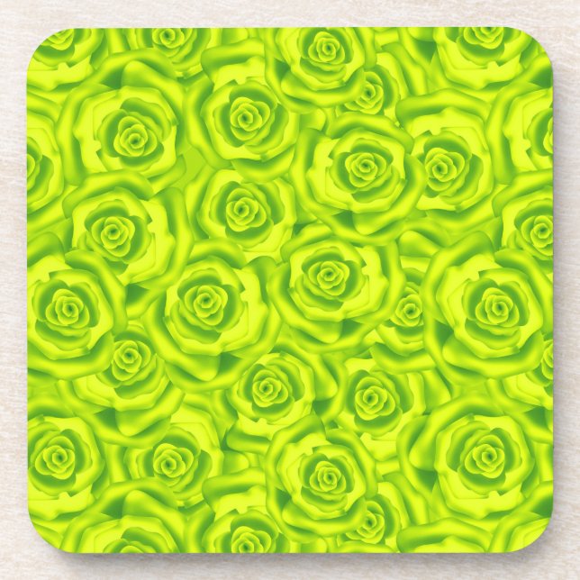 Dessous-de-verre Abstrait rose motif de boissons (Devant)