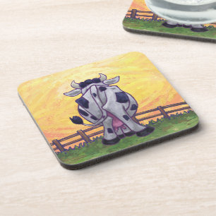 Dessous-de-verre Accessoires Cuisine Cute Cow