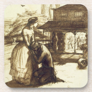Dessous-de-verre Admis, 1853 (stylo et encre brune sur le papier)