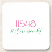 Adresse de rue avec code postal personnalisée Prép