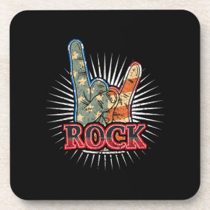 Dessous-de-verre Affiche de concert de groupe de rock vintage USA 7