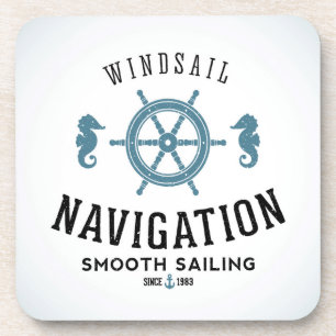 Dessous-de-verre Affiche de navigation de Windsail