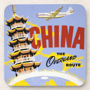 Dessous-de-verre Affiche de voyage pour Northwest Orient Airlines