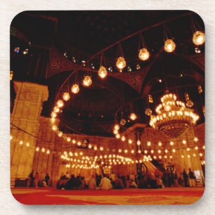 Dessous-de-verre Afrique, Egypte, Le Caire, La Mosquée Muhammad Ali