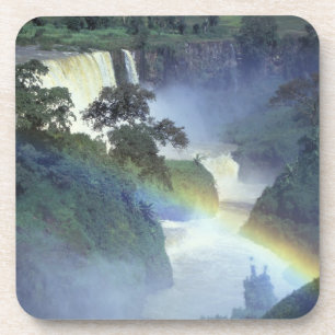 Dessous-de-verre Afrique, Éthiopie, rivière Nil Bleu, cataracte.