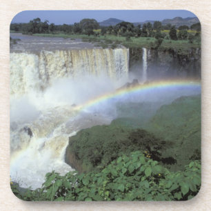 Dessous-de-verre Afrique, Éthiopie, rivière Nil Bleu, Cataracte. 2