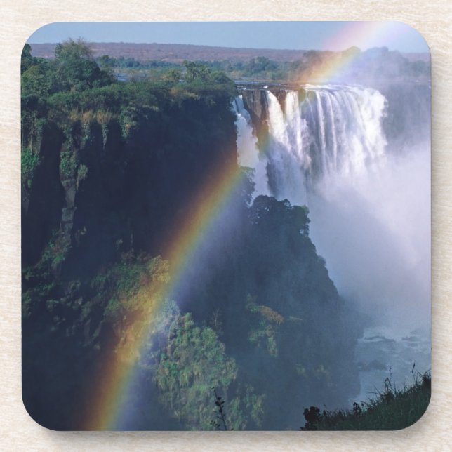 Dessous-de-verre Afrique, Zimbabwe. Chutes Victoria (Devant)