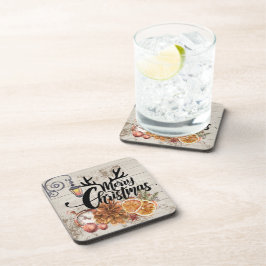 Dessous-de-verre Agritourisme rustique Holiday en faveur du bois Me