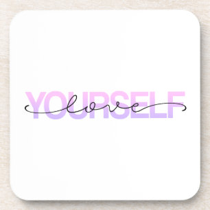 Dessous-de-verre Aimez-vous Valentine Calligraphie   DESSOUS DE VER