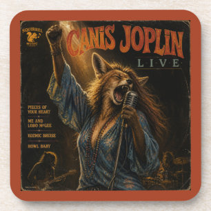 Dessous-de-verre Album Canis Joplin : une parodie