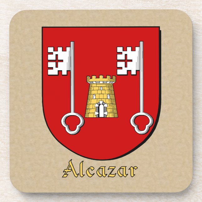 Dessous-de-verre Alcazar Family Shield (Devant)