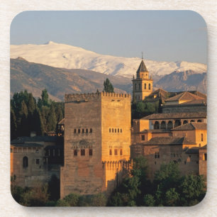 Dessous-de-verre Alhambra; Grenade; Andalousie, Espagne, Sierra