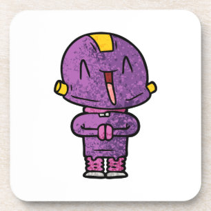 Dessous-de-verre alien violet
