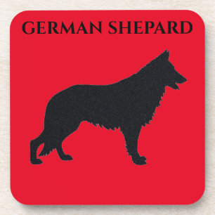 Dessous de verre ALLEMAND SHEPARD avec dossier en