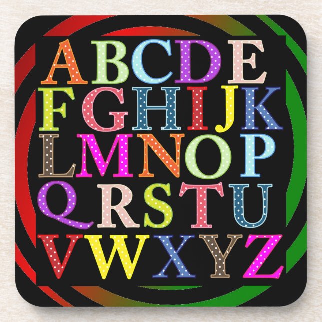 Dessous de verre Alphabet Cork (Devant)