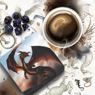 Dessous-de-verre Amber Dragon Imaginaire